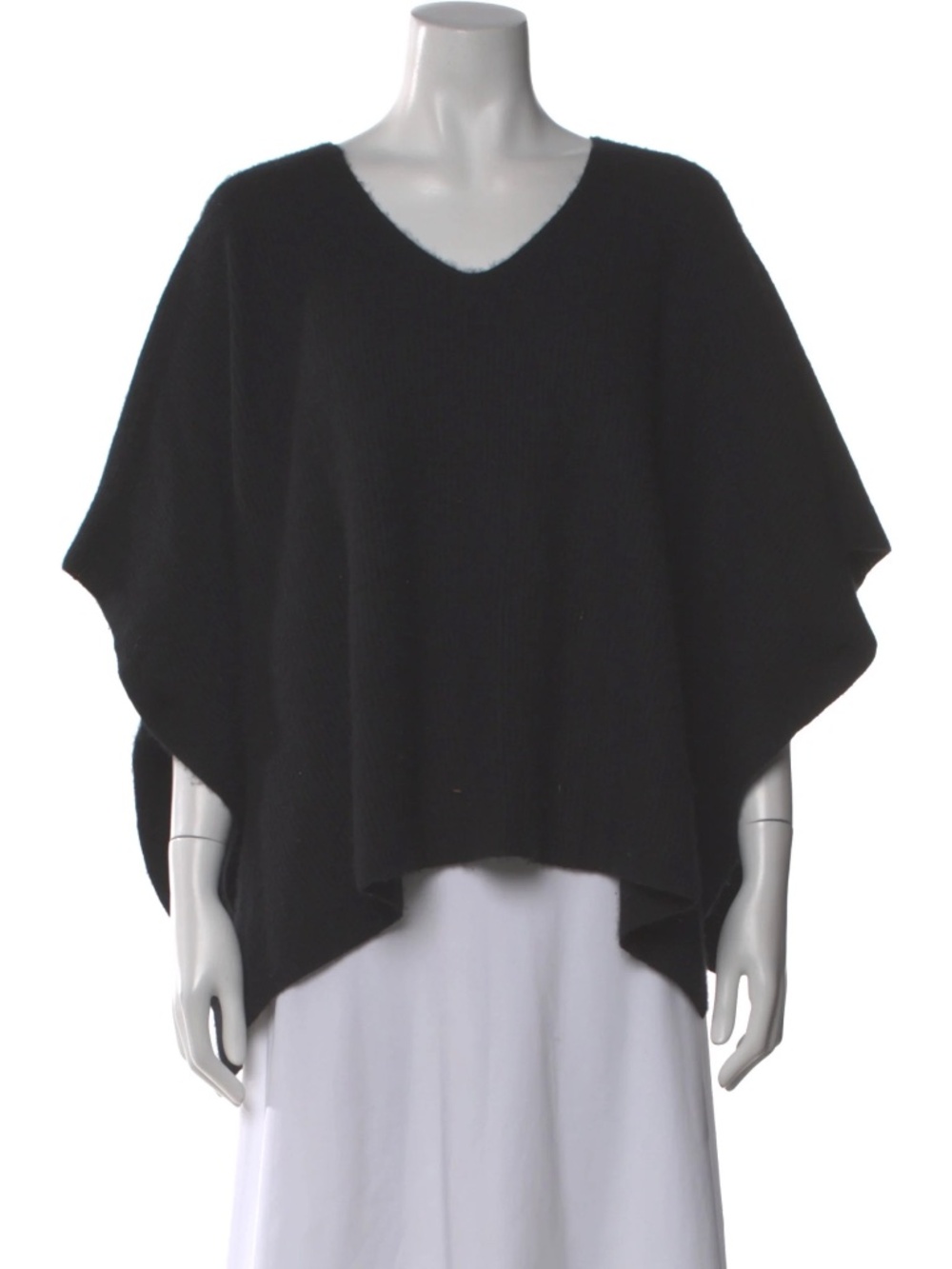 Vince black cashmere poncho sweater, 100% cashmere, size M/L